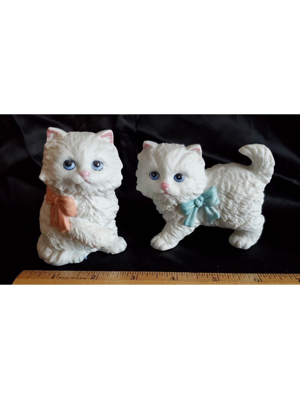 Vtg Homco Brother/Sister Kittens